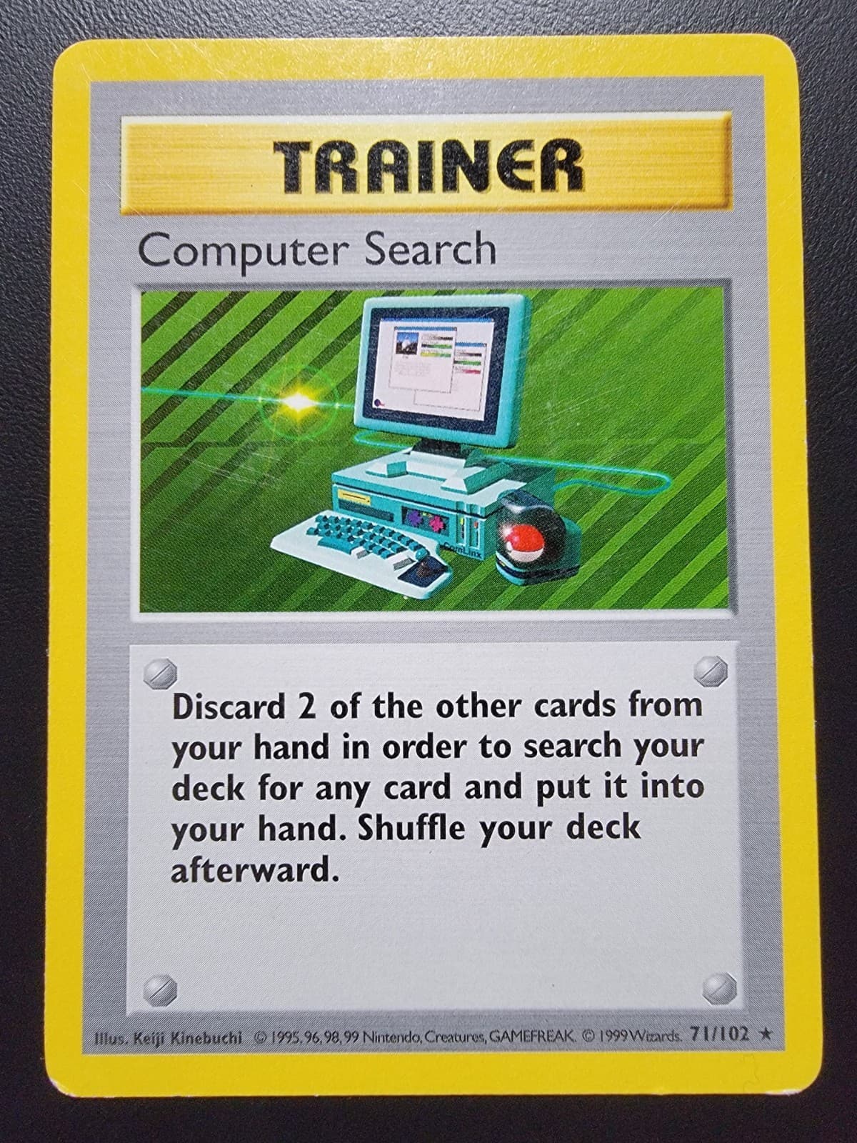 Computer Search 071/102 Base Set (Shadowless) Regular pokemon