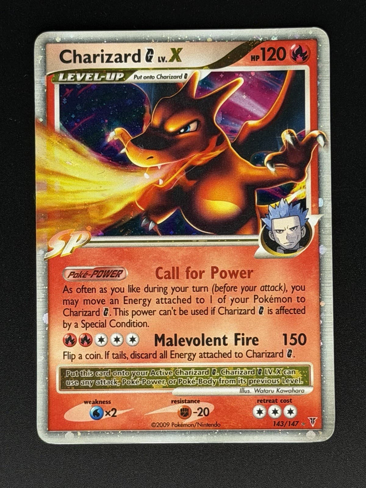 Pokemon Platinum Supreme Victors 143/147 Charizard G LV.X MP