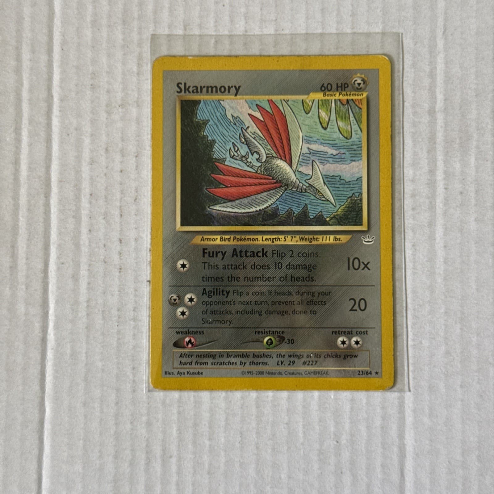 Skarmory 23/64 Neo Revelation Regular. Pk003167