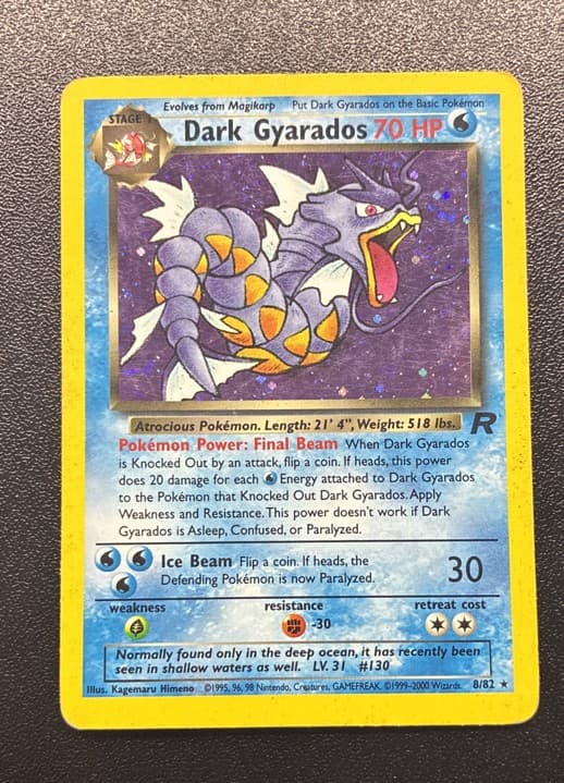 Dark Gyarados 8/82 Team Rocket Holo