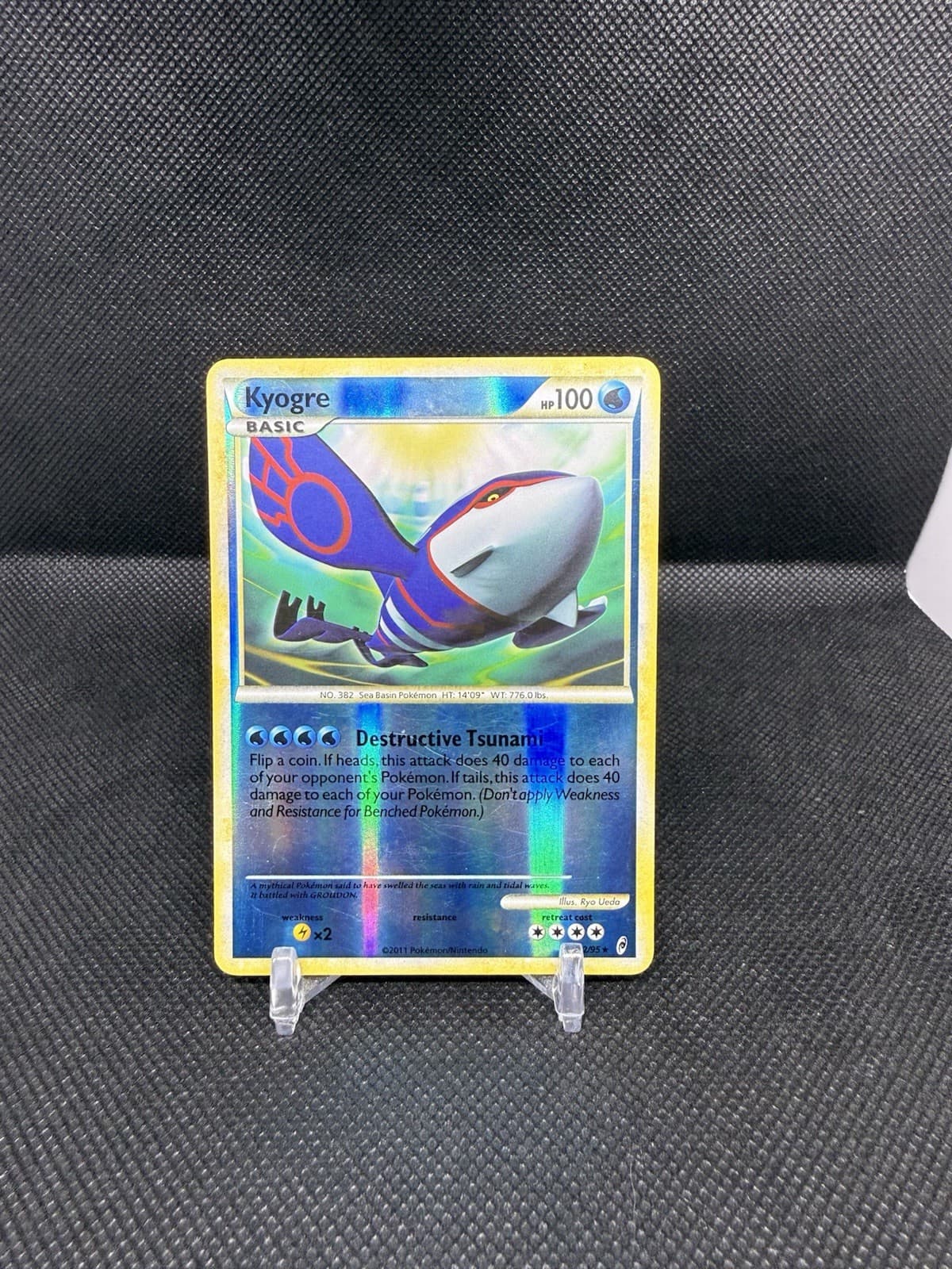 Kyogre 12/95 Call of Legends Holo Rare Pokemon Card LP R6