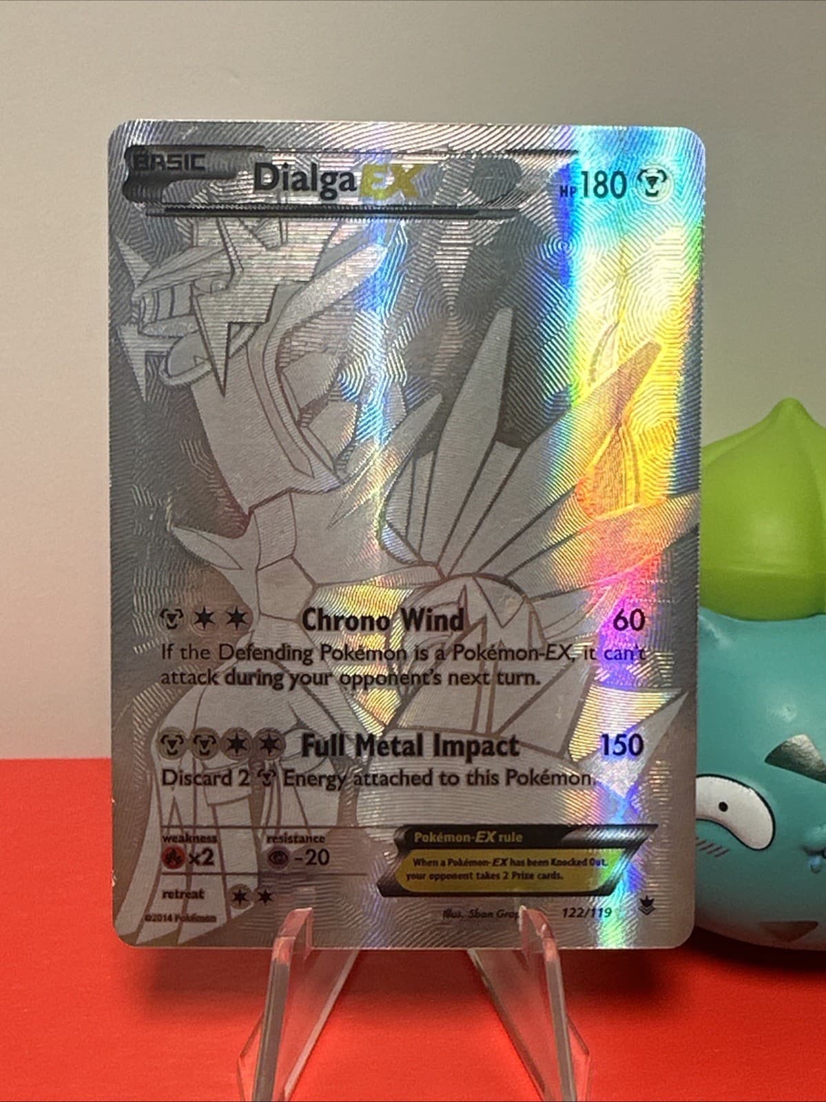 Dialga EX (122 Secret Rare) 122/119 XY - Phantom Forces Holo