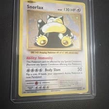 Pokemon TCG Snorlax XY179 Holo Black Star Promo Card Excellent/NM Condition
