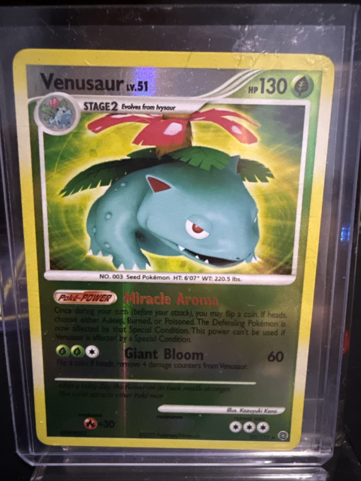 2007 Pokemon Secret Wonders Venusaur 20/132 Holo Rare LP