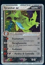 Pokemon EX UNSEEN FORCES #111/115 Tyranitar ex - Ultra Rare Holo - ITALIAN - LP