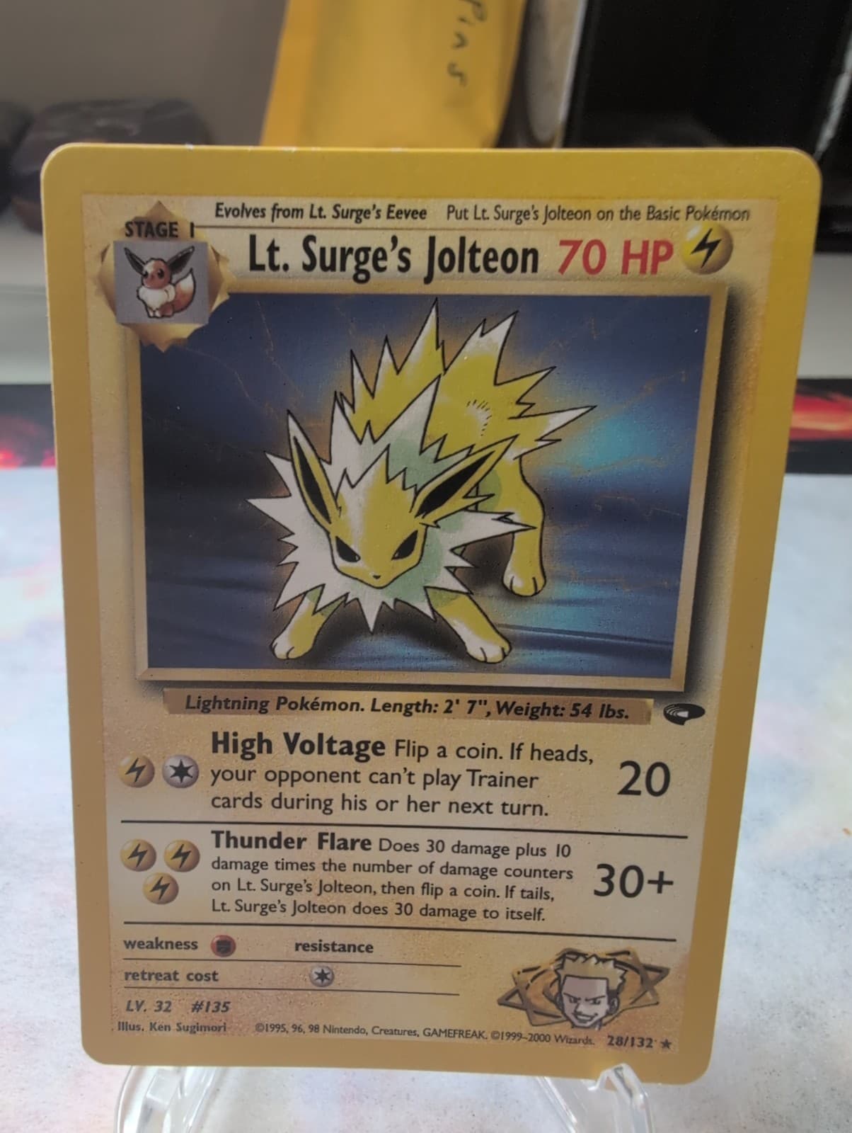 Pokémon TCG Lt. Surge's Jolteon Gym Challenge 28