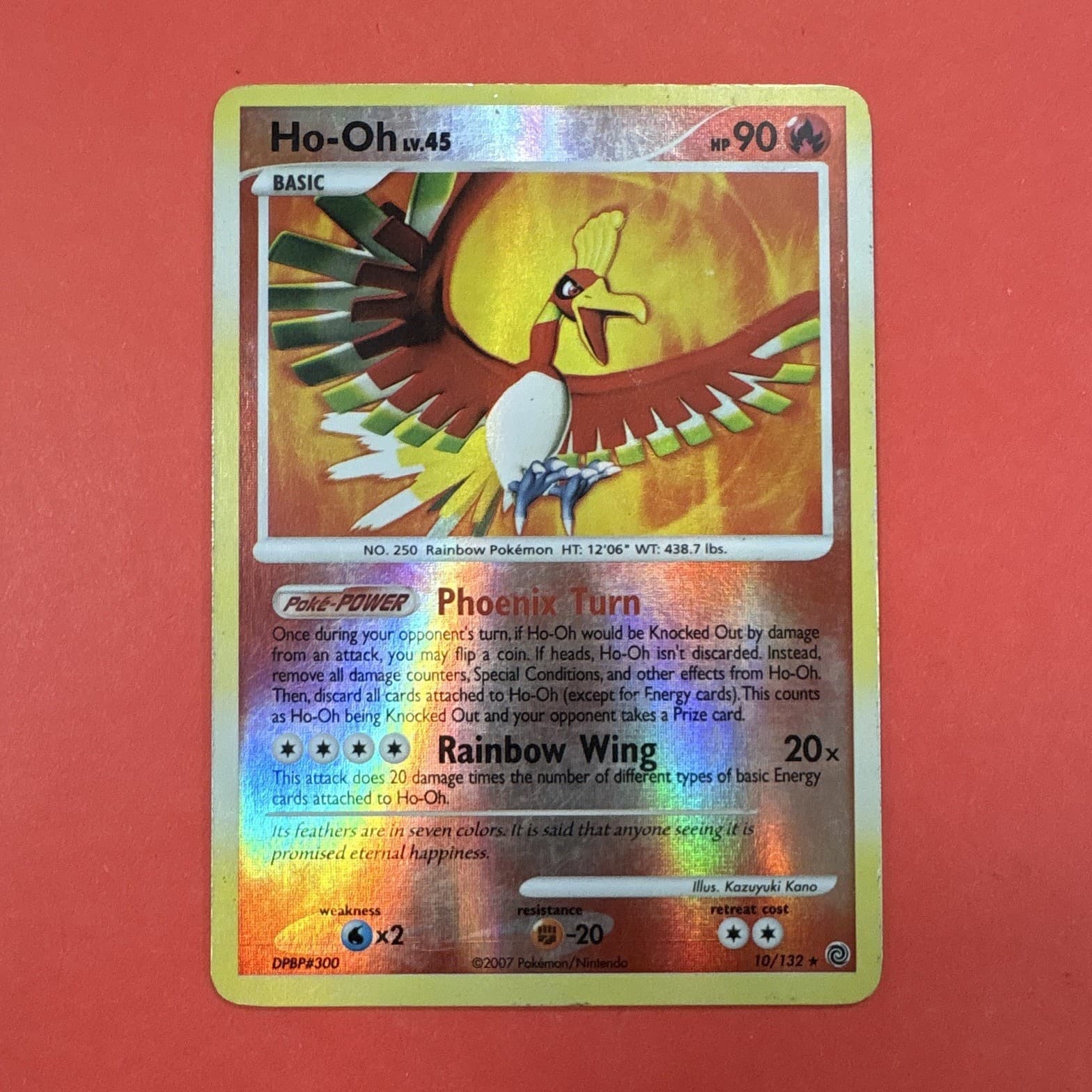 Pokemon Ho-Oh Holo Rare Reverse Holo Secret Wonders English 10/132