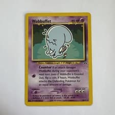 Wobbuffet - 35/75 - Pokemon Neo Discovery Unlimited Rare WOTC Vintage LP dd
