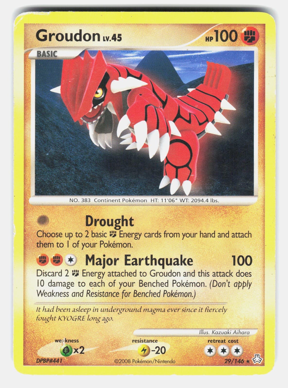 Groudon #29/146 Legends Awakened