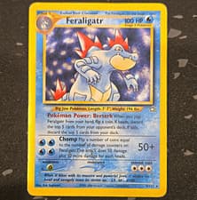 Wizards of the Coast Feraligatr Neo Genesis 4/111 Holo Rare Unlimited EN 2000