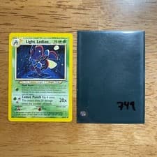 🐞Light Ledian 24/105 Unlimited Neo Destiny Pokemon TCG Regular Rare English 749
