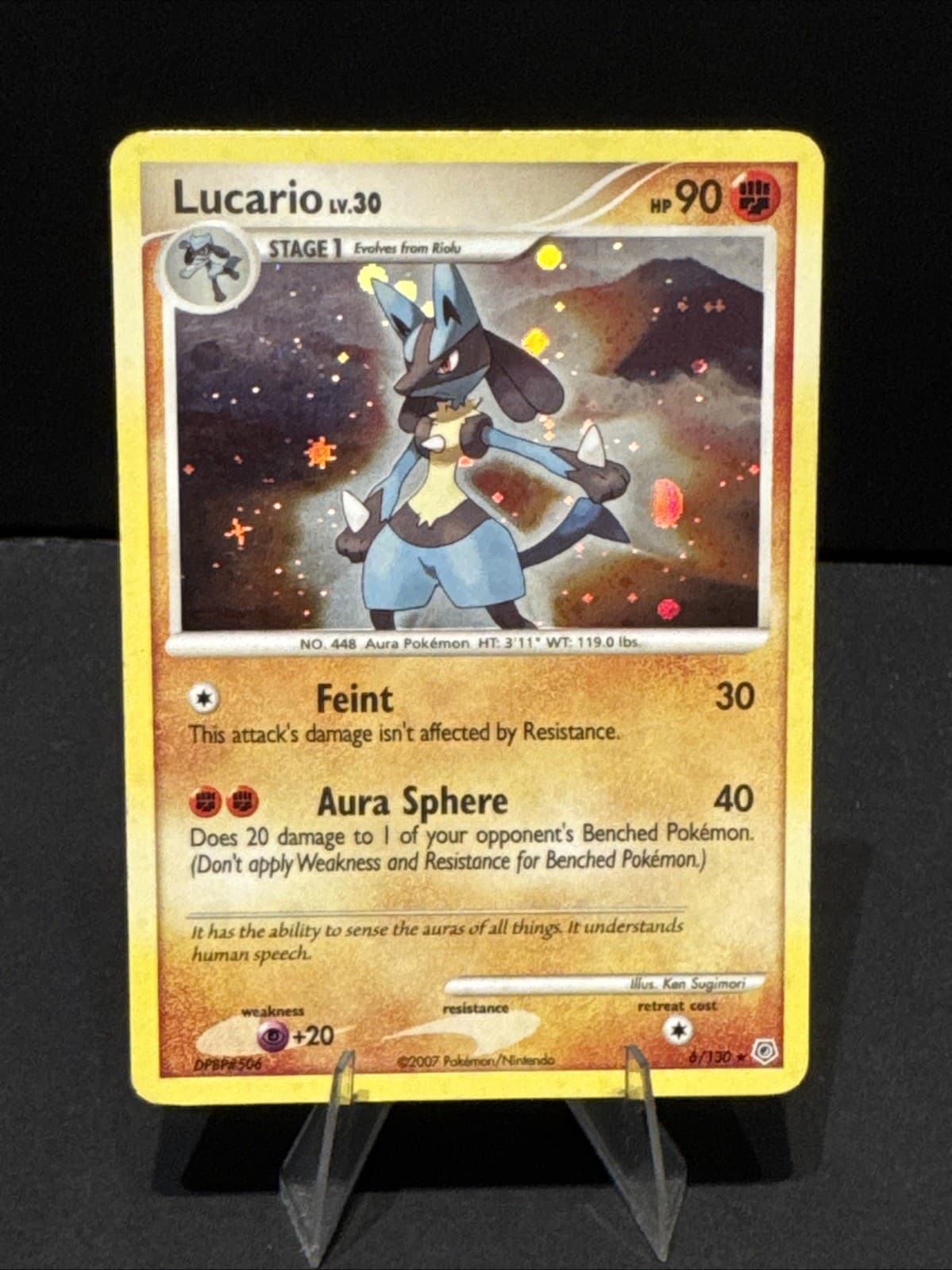 Lucario 6/130 Diamond and Pearl Holo