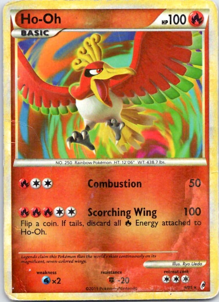 Ho-Oh Reverse Holo Call of Legends 9/95 Pokemon