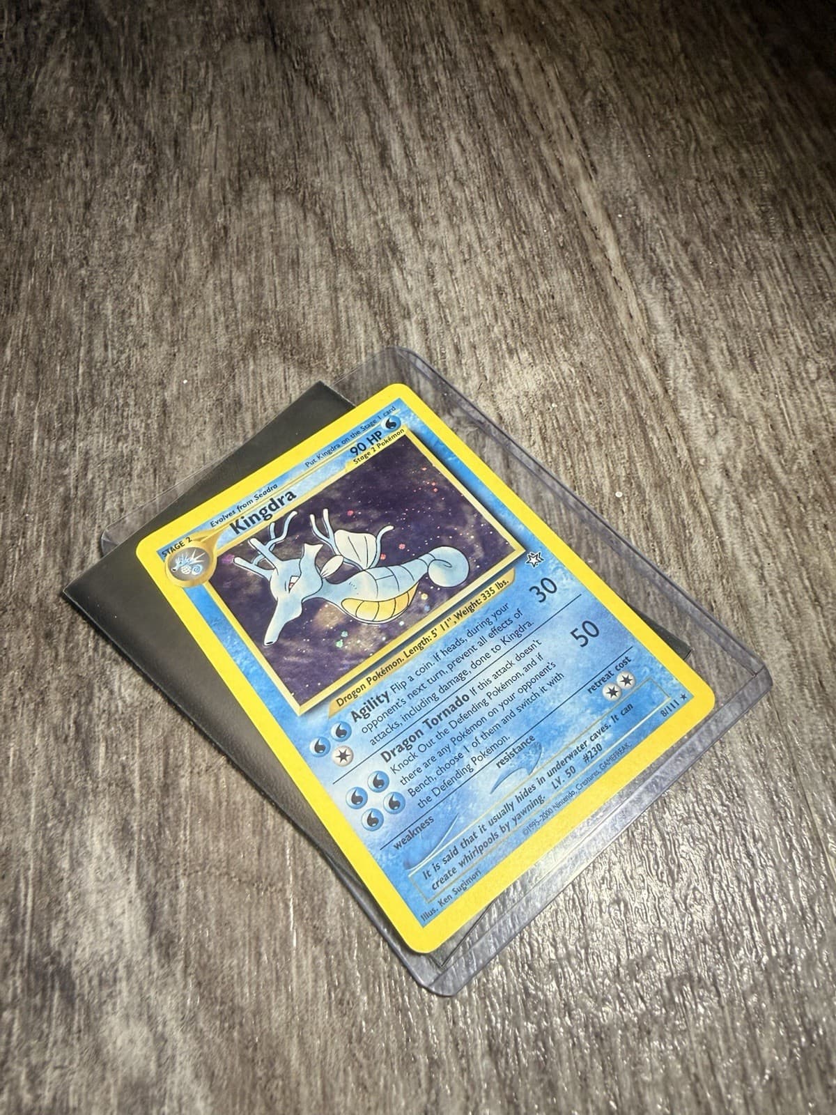 Kingdra 8/111 Neo Genesis Holo MP Pokemon Card