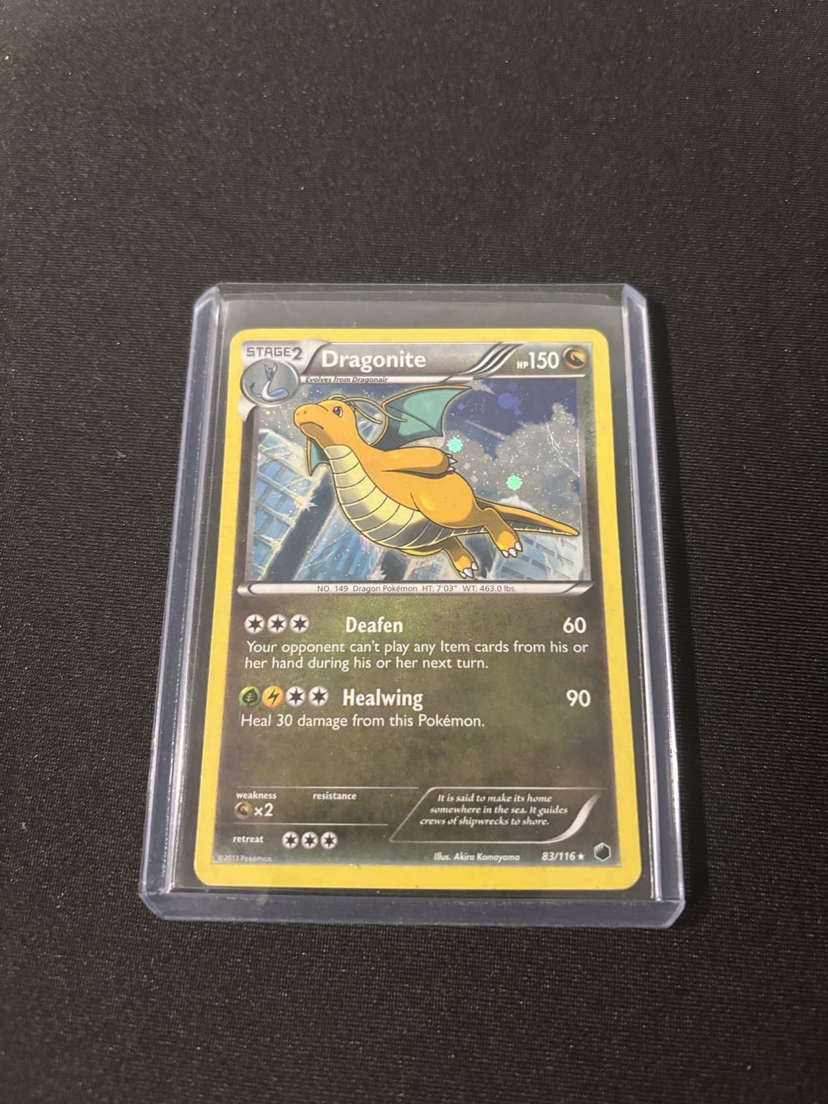Dragonite 83/116 Plasma Freeze Cosmos Holo Rare