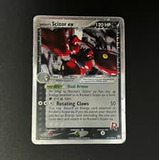 Nintendo Pokemon TCG Rocket's Scizor ex 120 HP Team Rocket Returns 101/109