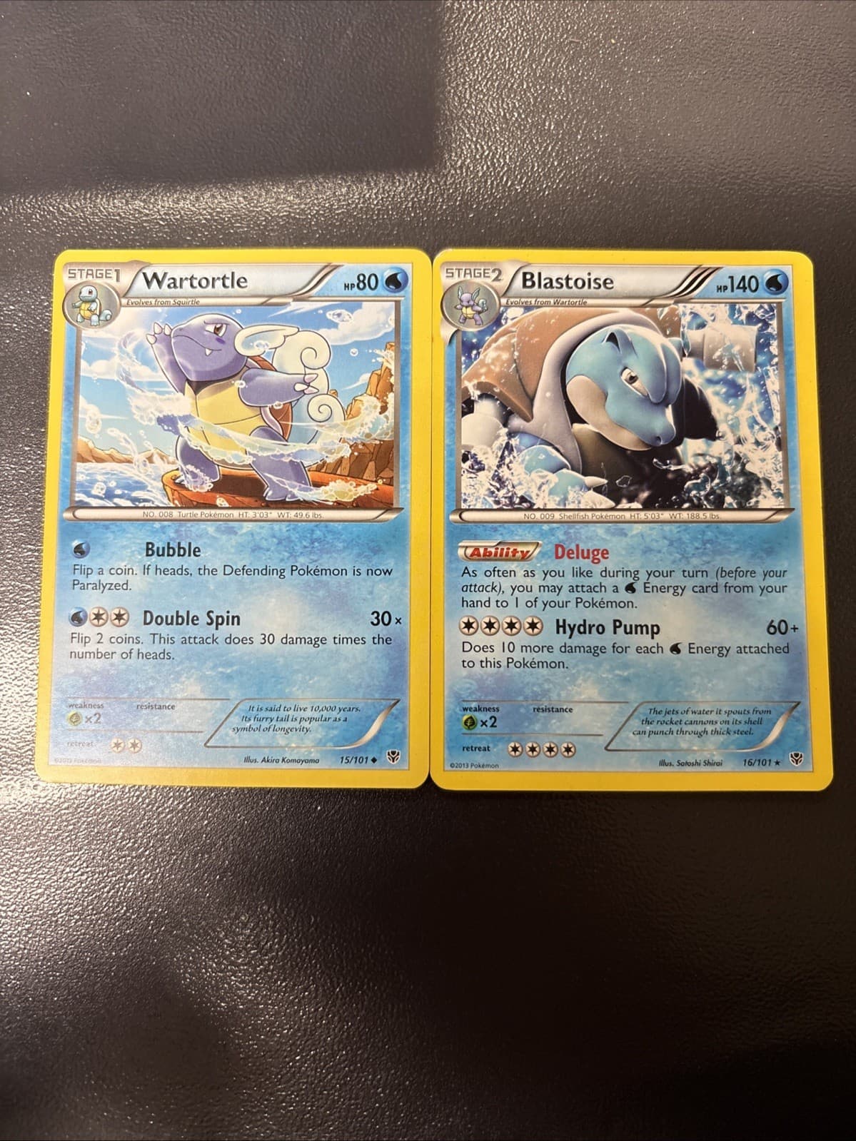 Blastoise And Wartortle Pokemon Plasma Blast