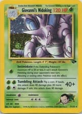 Giovanni's Nidoking 7/132 Holo Rare Gym Challenge Pokemon Unlimited Holo NM