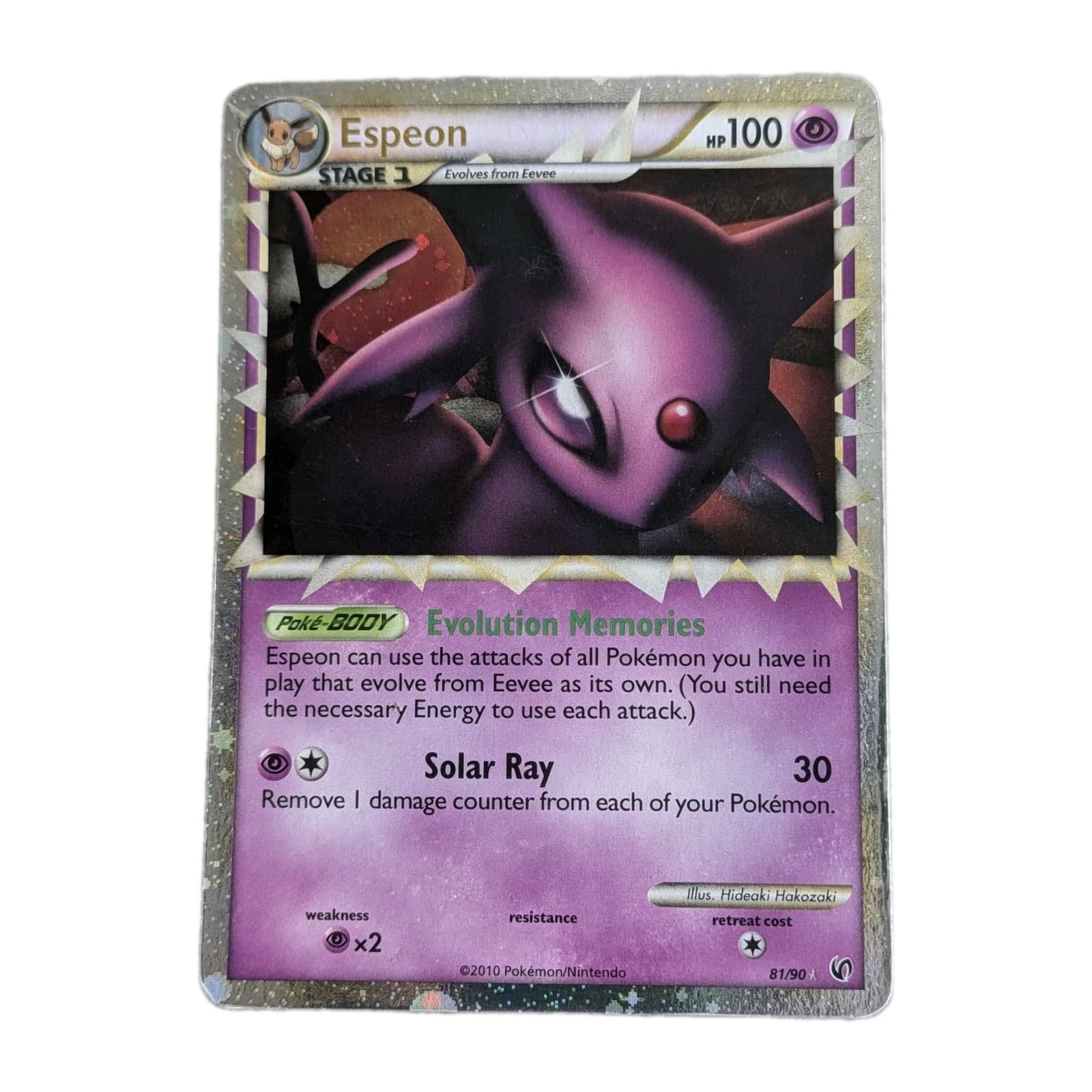Espeon (Prime) 81/90 Undaunted Holo (Ungraded)