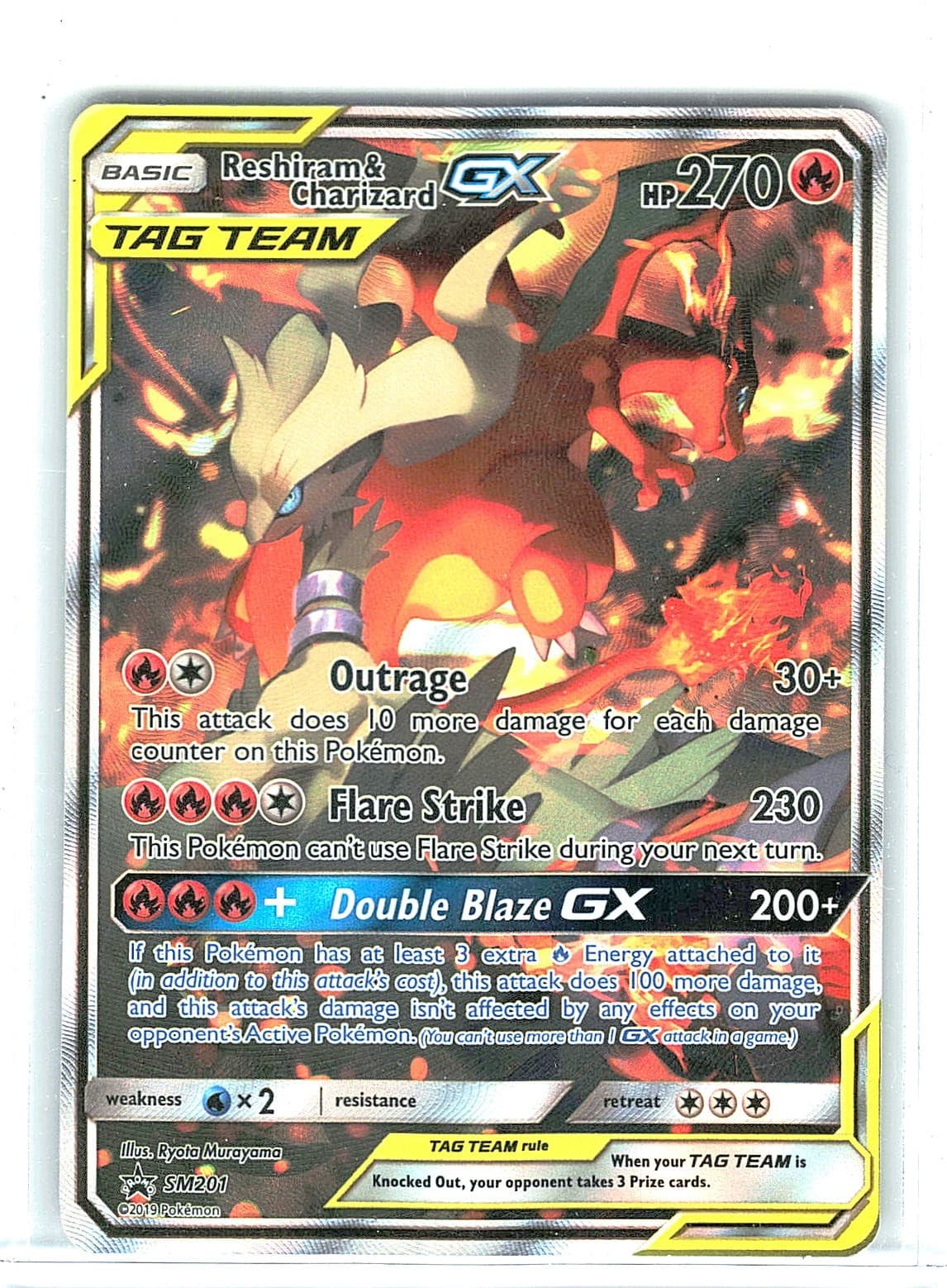 Reshiram & Charizard GX - SM Promos SM201 2016 Promo Fire Tag Team