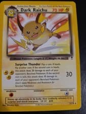 Dark Raichu - 7/110 - Pokemon Legendary Collection Rare Vintage WOTC LP/MP