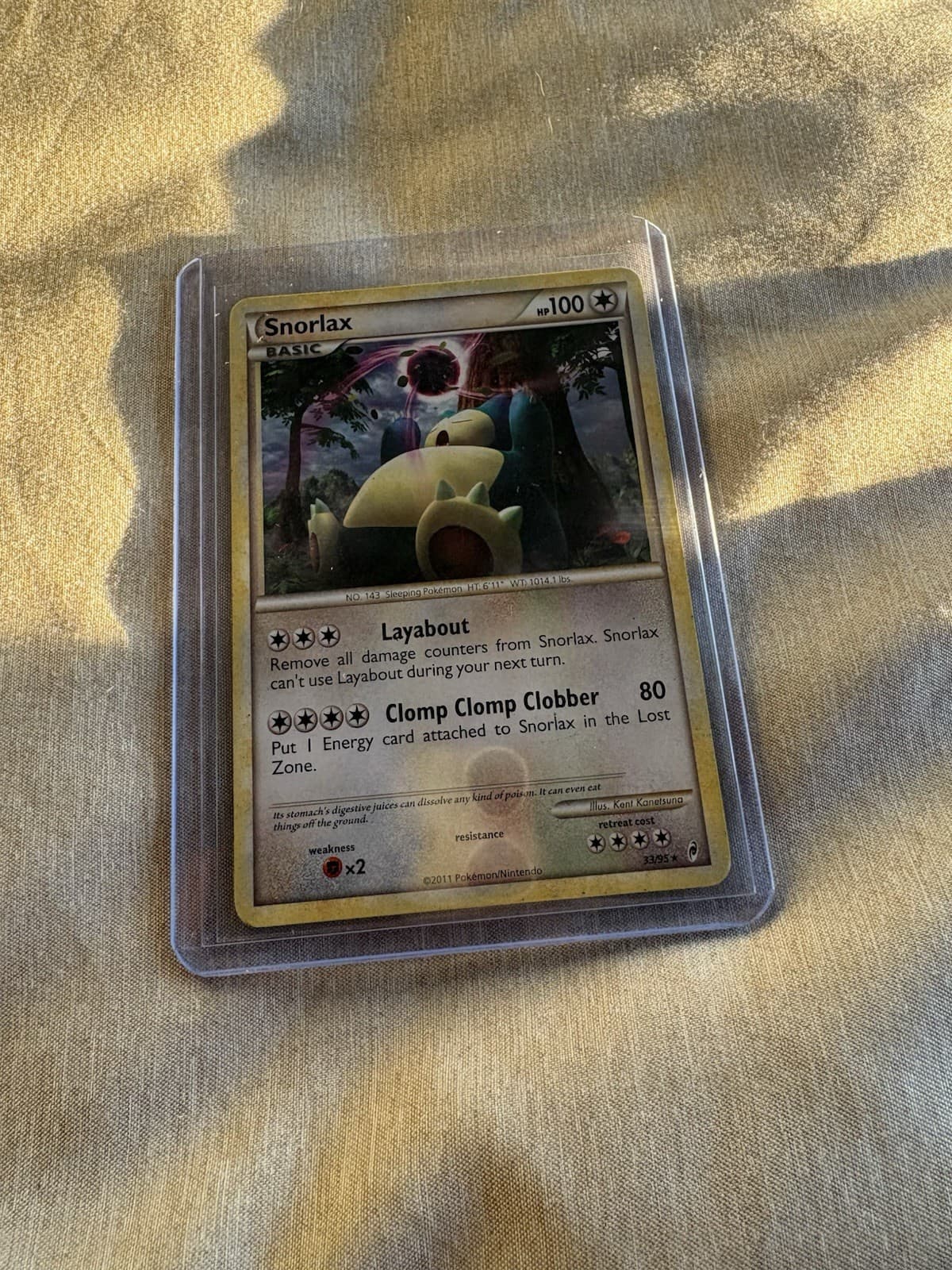 Snorlax 33/95 Call of Legends Non Holo HP
