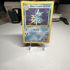 Pokemon Card - Misty's Seadra 9 (Prerelease Promo) - WoTC Black Star Promo Holo