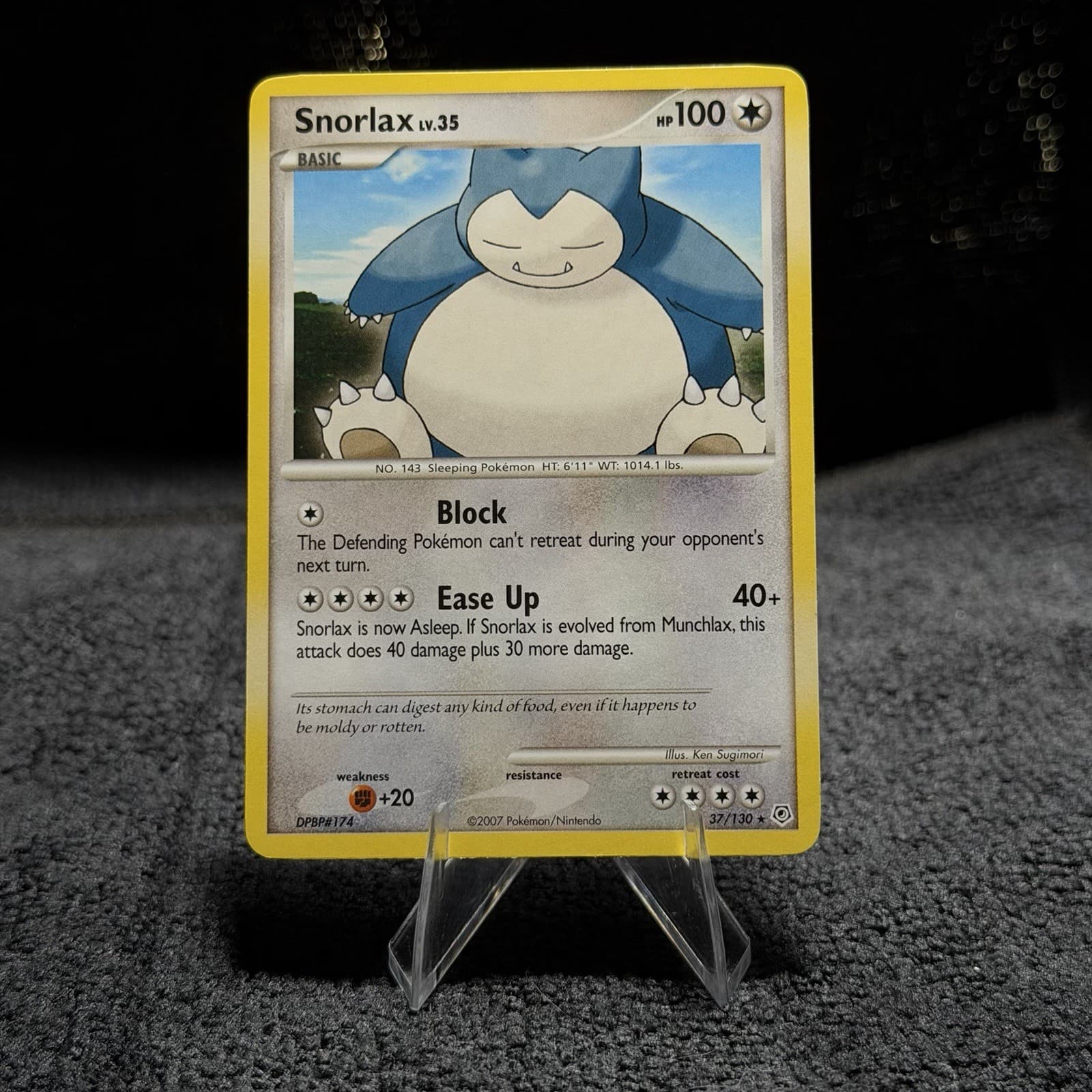 Snorlax 37/130 Diamond and Pearl Regular (LP+) | BUY 4 SAVE 15%
