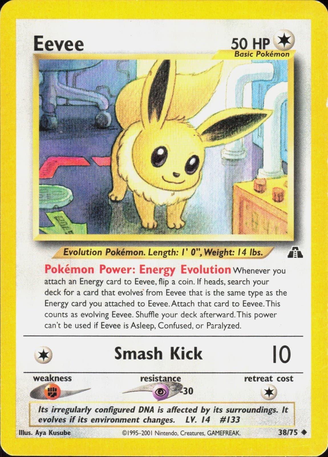 Eevee Unlimited Uncommon Neo Discovery 38/75 MP