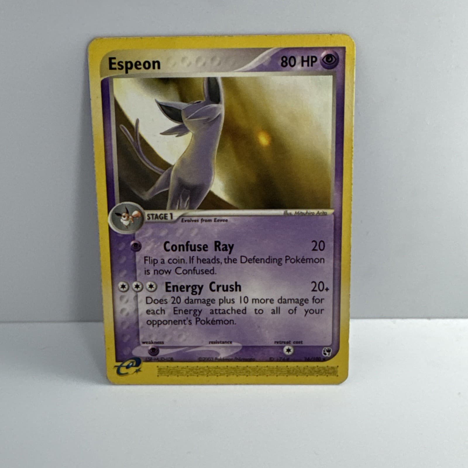 2003 POKEMON TCG #16/100 ESPEON NON-HOLO EX SANDSTORM