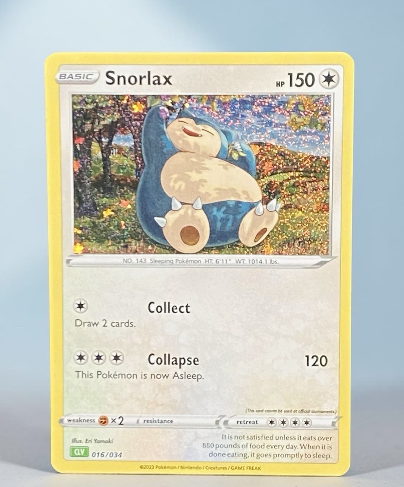 Pokemon Snorlax #016/034 CLV: Trading Card Game Classic (Read Description) 🔥