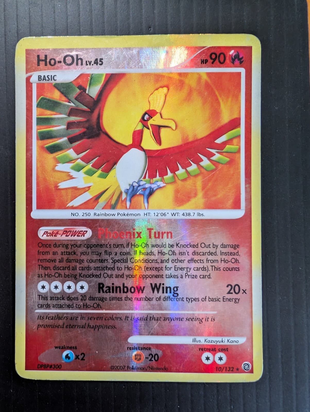 Pokémon TCG Ho-Oh 10/132 Secret Wonders Reverse Holo English