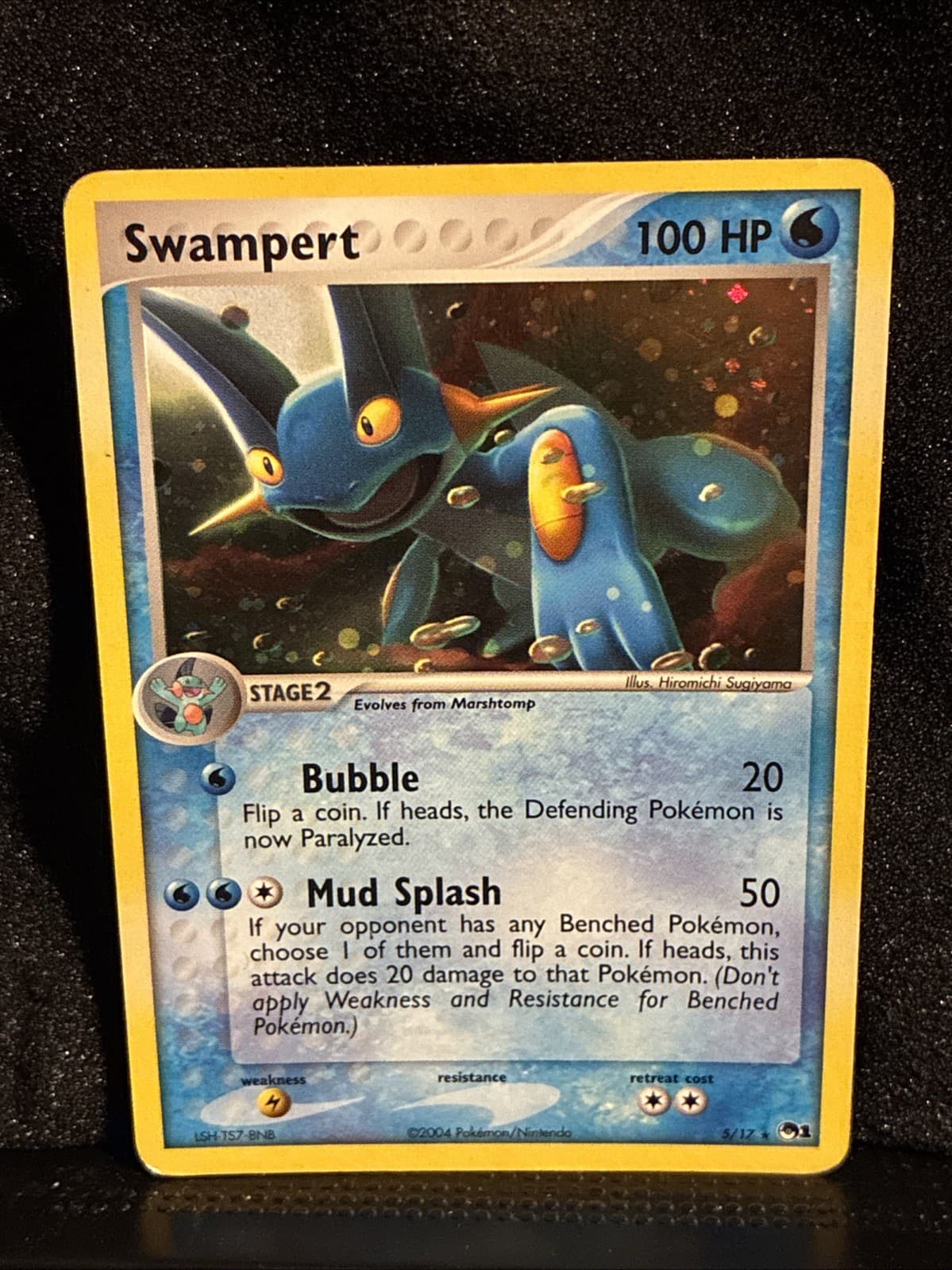 2004 Pokemon Pop Series 1 Holo #5 Swampert