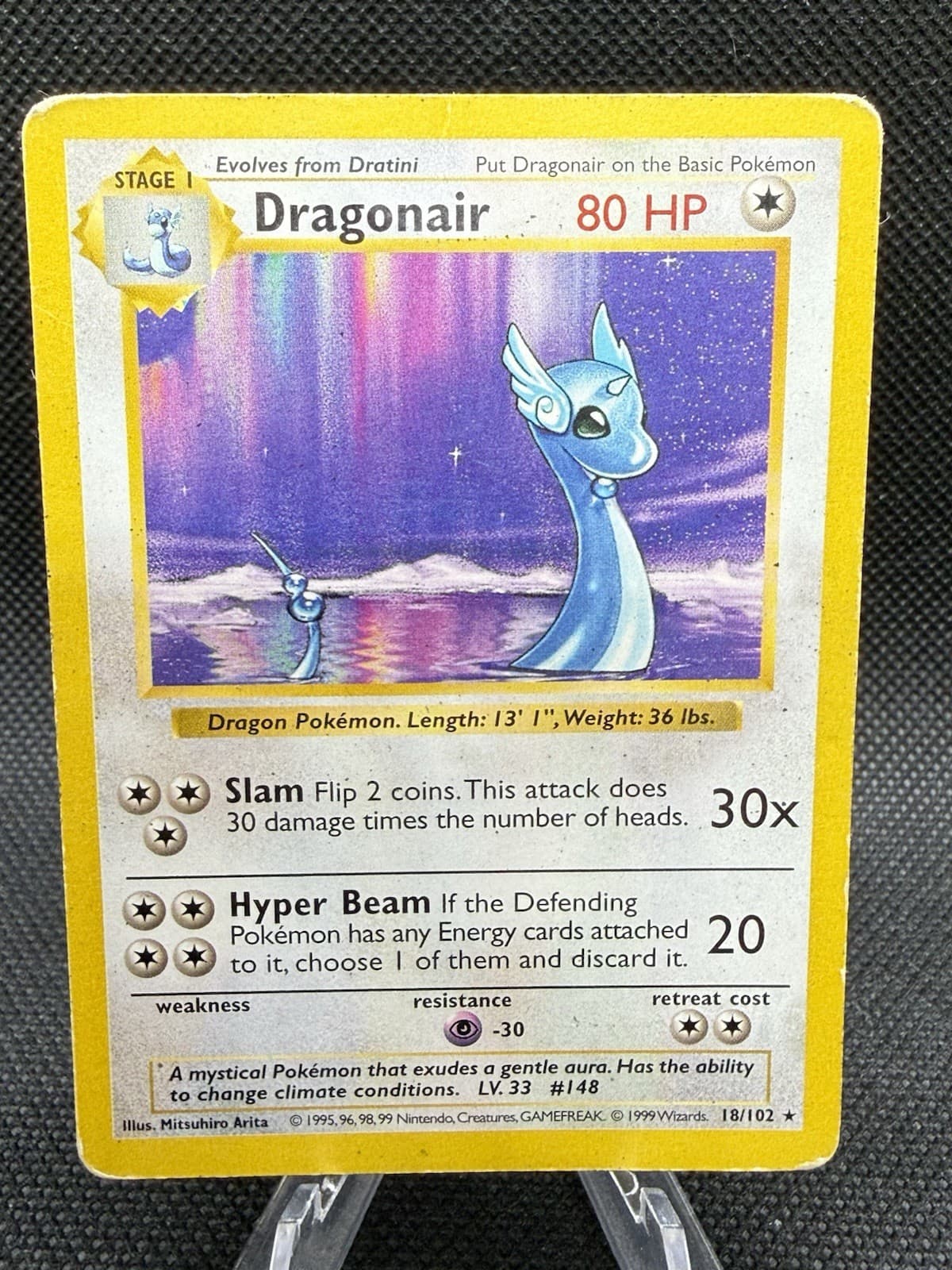 Dragonair 018/102 Base Set (Shadowless) Regular HP