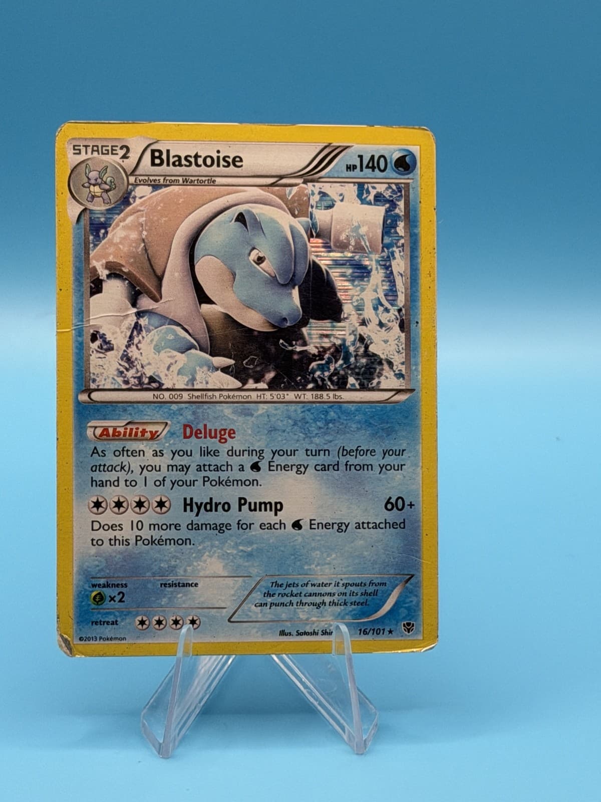 Blastoise 16/101 Plasma Blast Holo HP