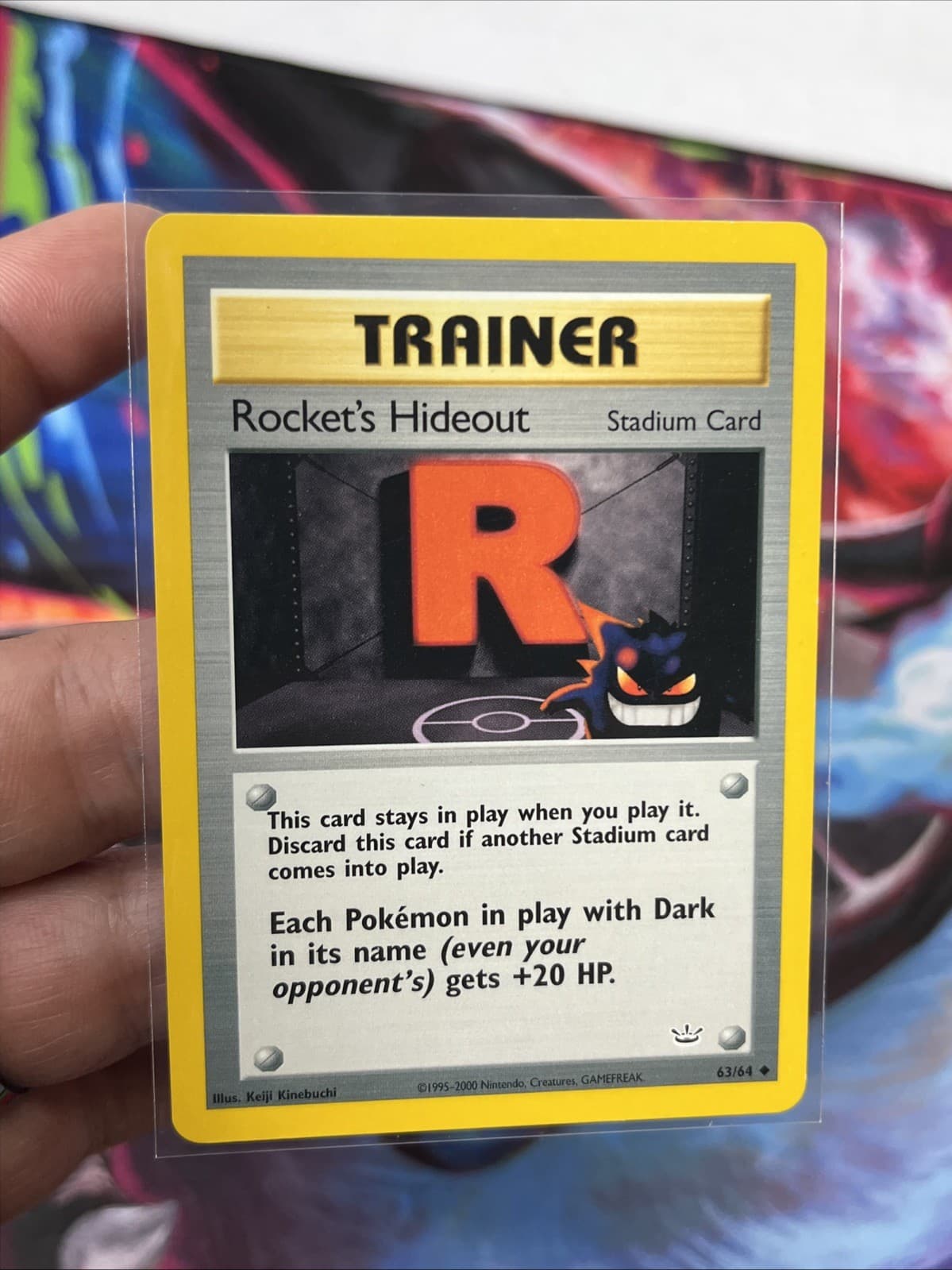 Rocket's Hideout 63/64 Pokemon Neo Revelation 2000 Non Holo TCG