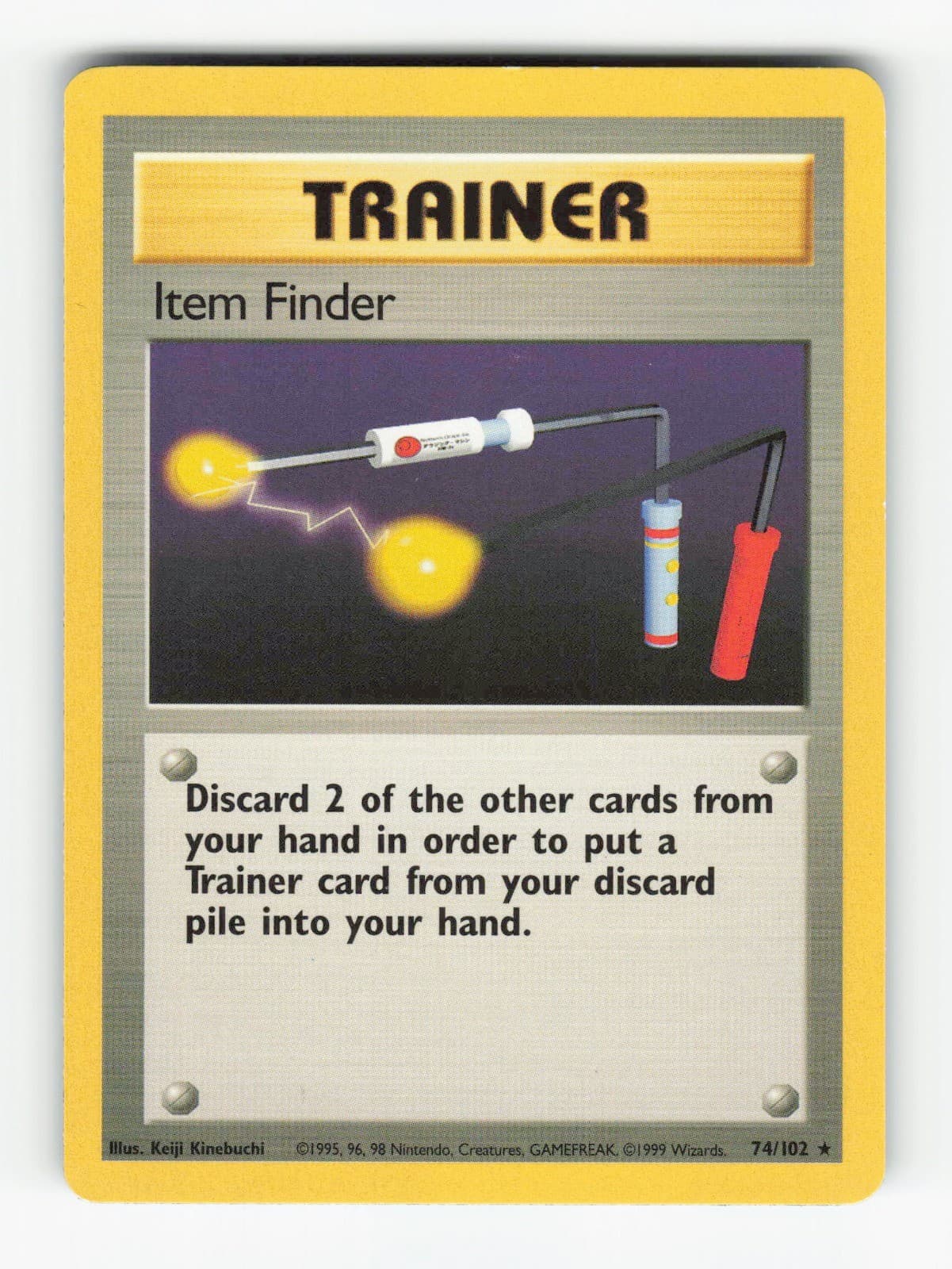Item Finder Unlimited Rare Base Set (Shadowless) 074/102 LP