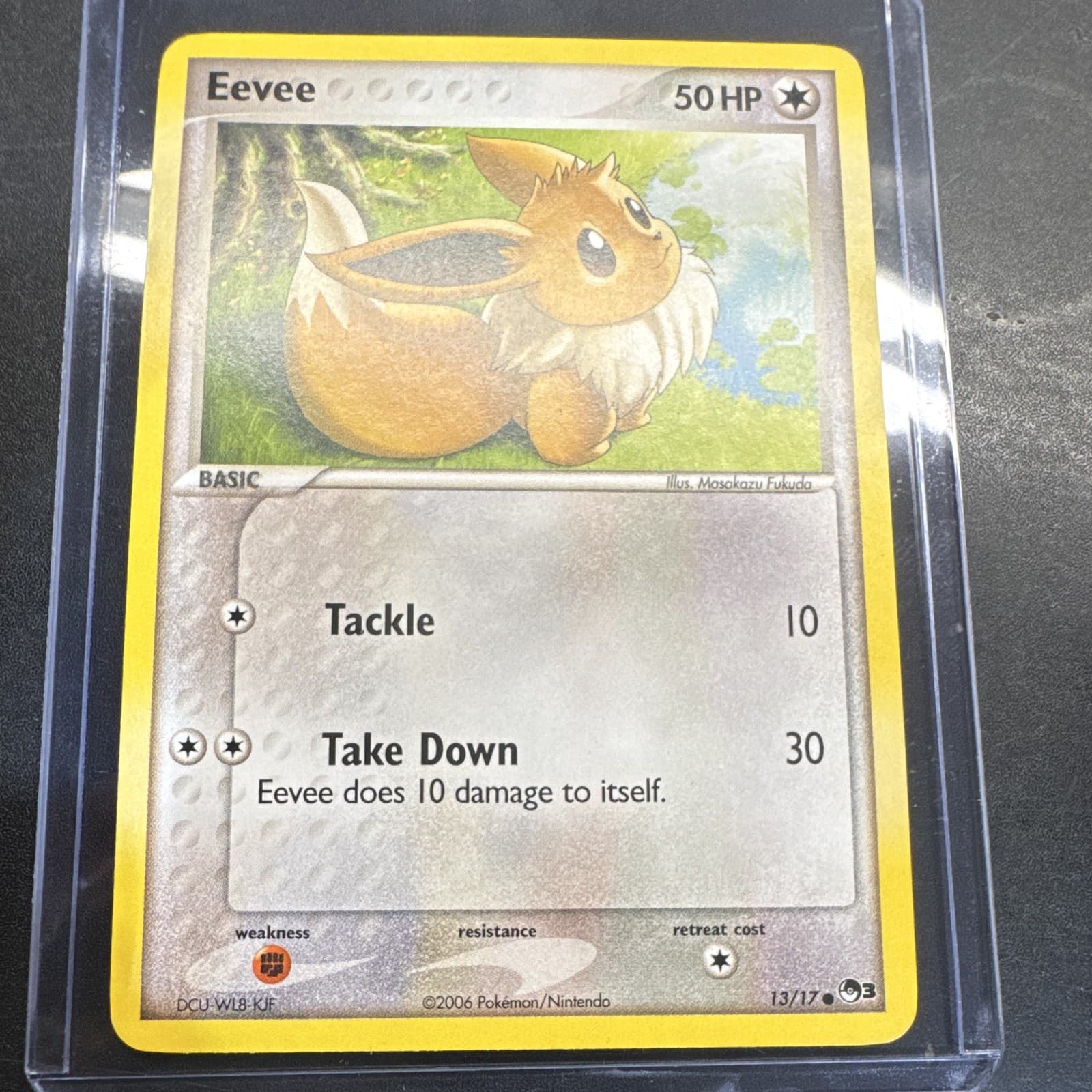 Nintendo Eevee 13/17 POP Series 3 Promo Regular Rare 50 HP Basic 2006 English