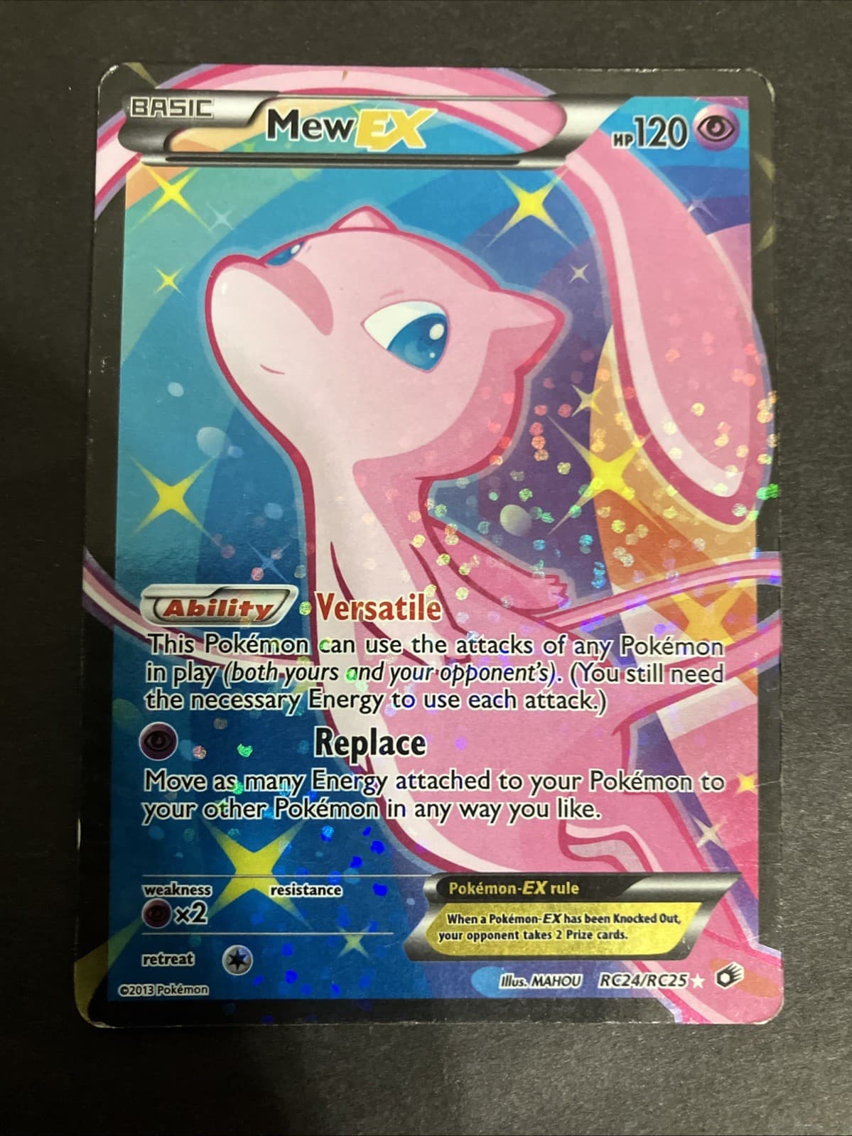 Mew EX (Full Art) RC24/RC25 Legendary Treasures: Radiant Collection Holo MP