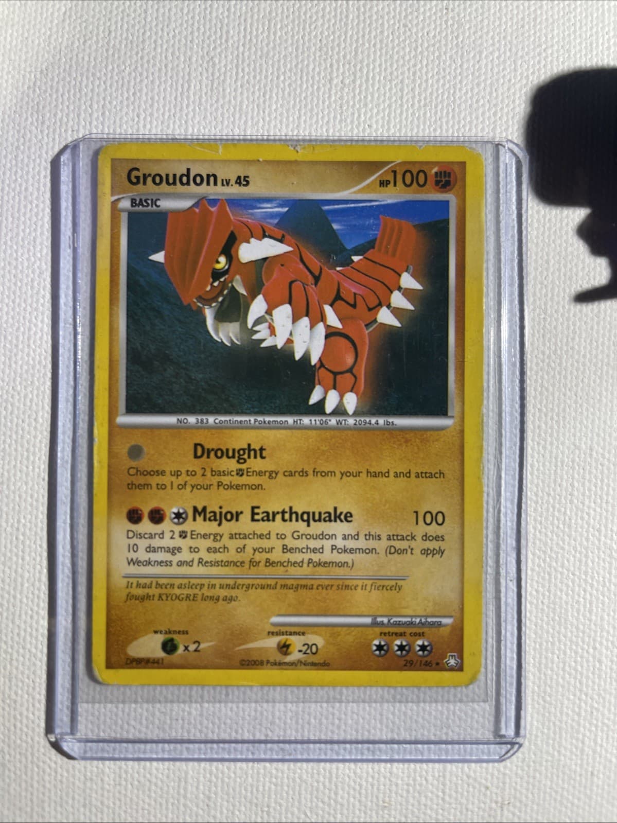 Groudon 29/146 Legends Awakened Regular Mp - Hp