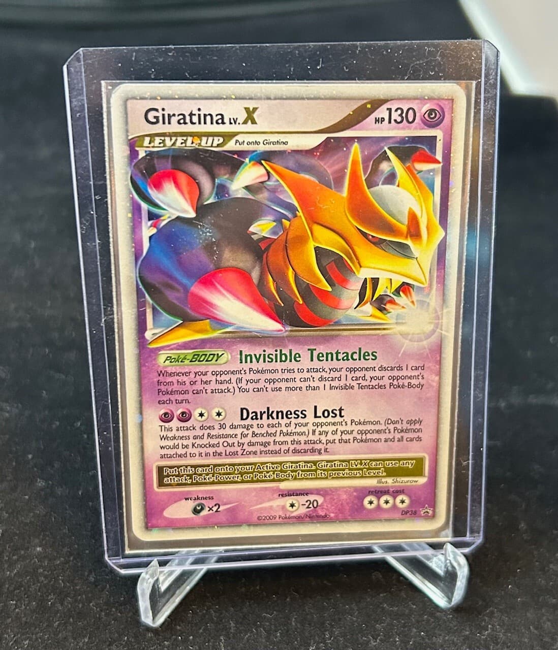 2009 Giratina Lv.X DP38 Holo Black Star Promo Pokemon Card Diamonds And Pearl
