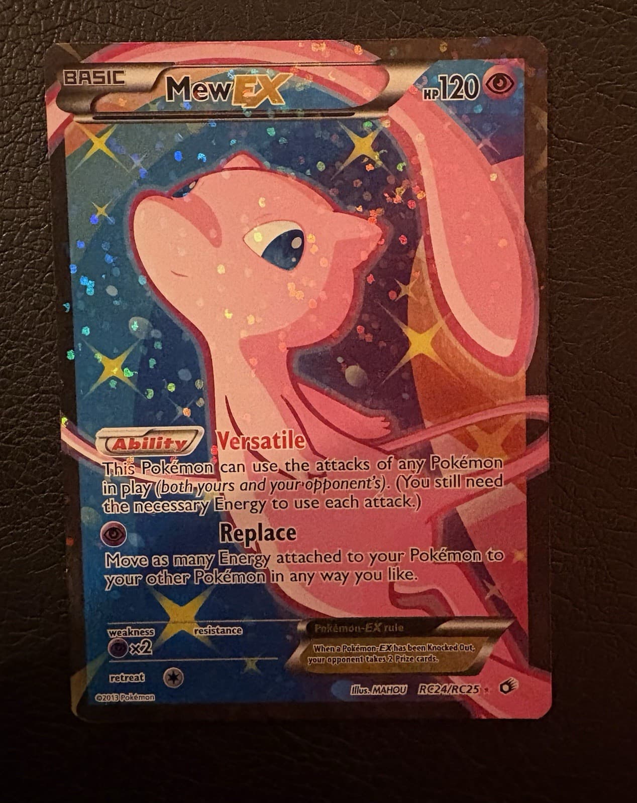 Mew EX (Full Art) RC24/RC25 Legendary Treasures: Radiant Collection Holo