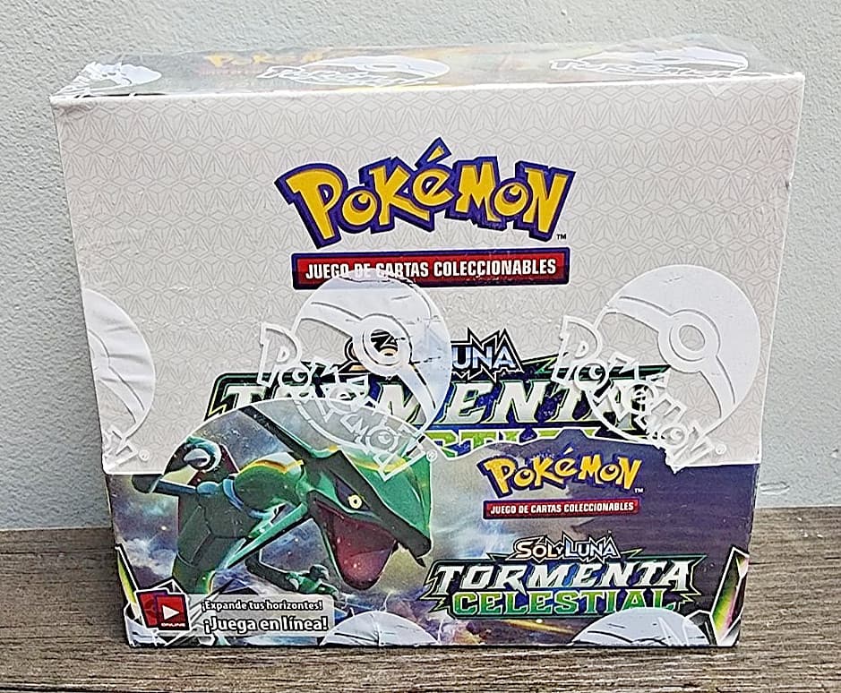2018 POKEMON SOL Y LUNA TORMENTA CELESTIAL Booster Box Spanish (Celestial Storm)