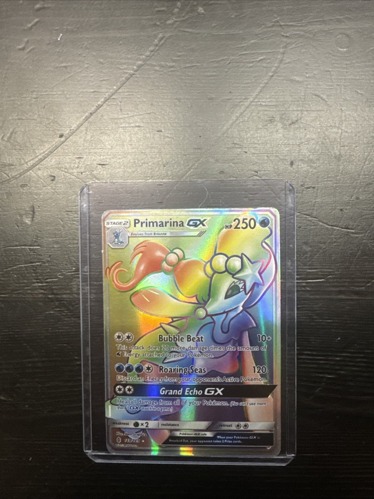 Primarina GX (Secret) 149/145 Sm-Guardians Rising Holo MP