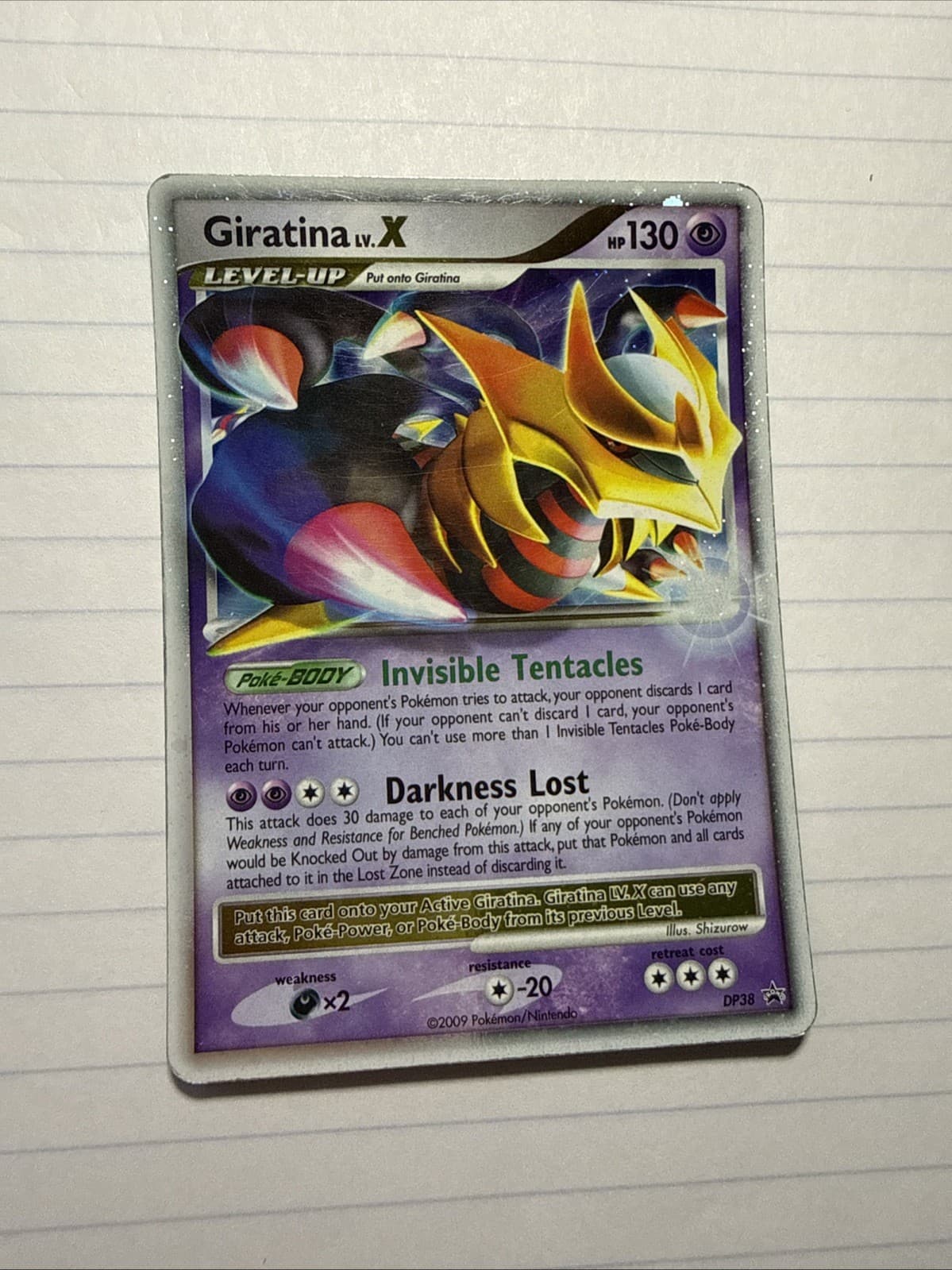 Giratina LV.X DP38 Diamond and Pearl Promo Holo Pokemon Card