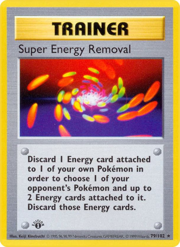 Super Energy Removal - Base Set (Shadowless)