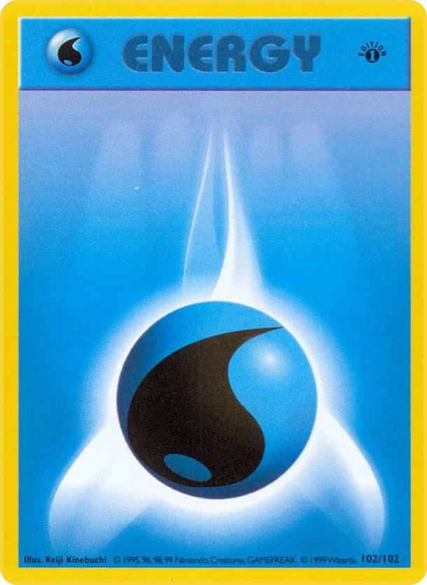 Water Energy - Base Set (Shadowless)