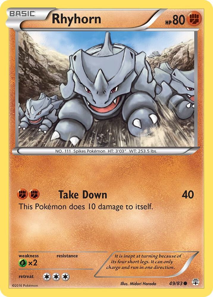 Rhyhorn - Generations