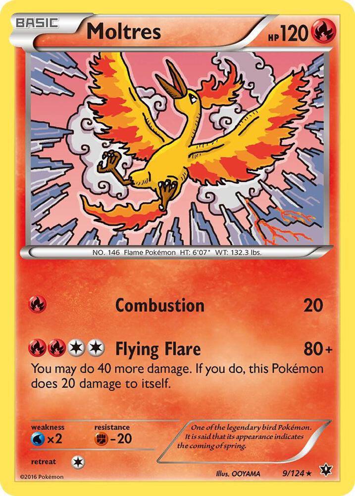 Moltres - XY - Fates Collide