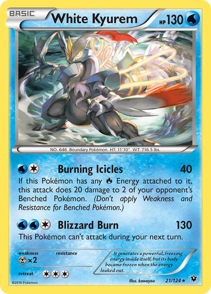 White Kyurem - XY - Fates Collide